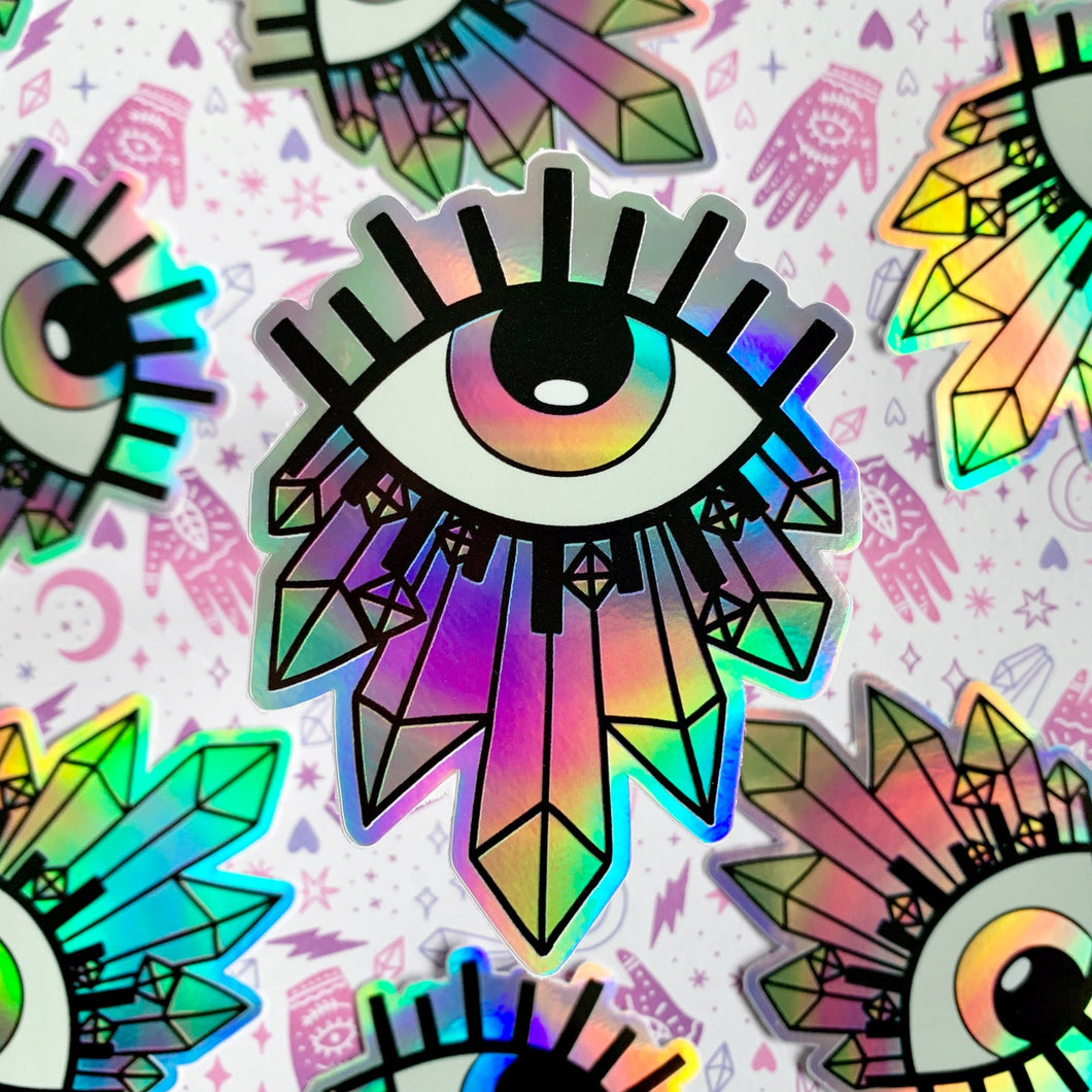 Crystal Visions - Holographic Sticker