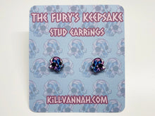Load image into Gallery viewer, The Fury&#39;s Keepsake - Stud Earrings - Hades inspired

